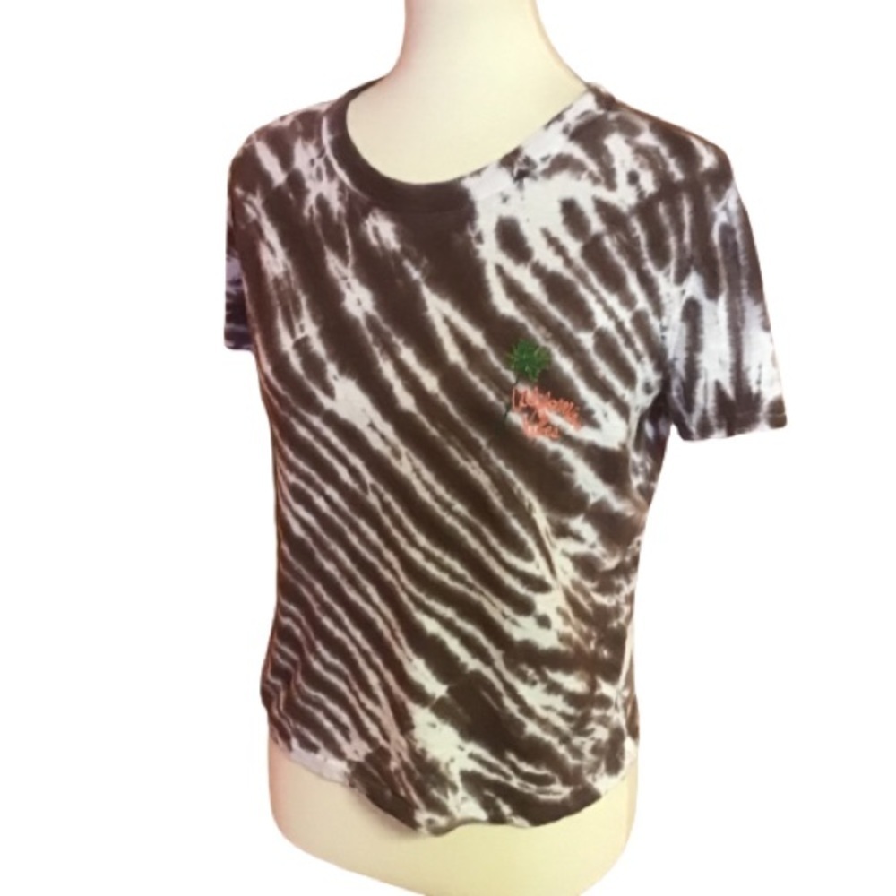 3 for 20 $ bundle LOFT Embroidered California vibes tie dye cropped top